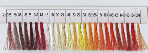画像1: フジックスファイン手縫い糸　 カラーカテゴリー2 (1)