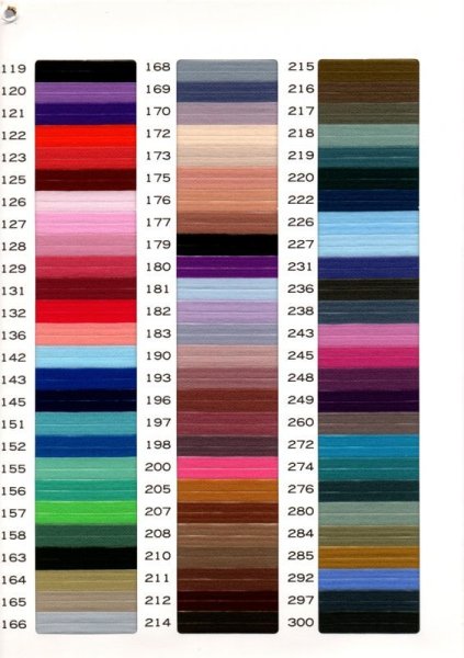 画像3: ウーリースピンテープ　アサヒ熊　156色サンプル帳　 (3)