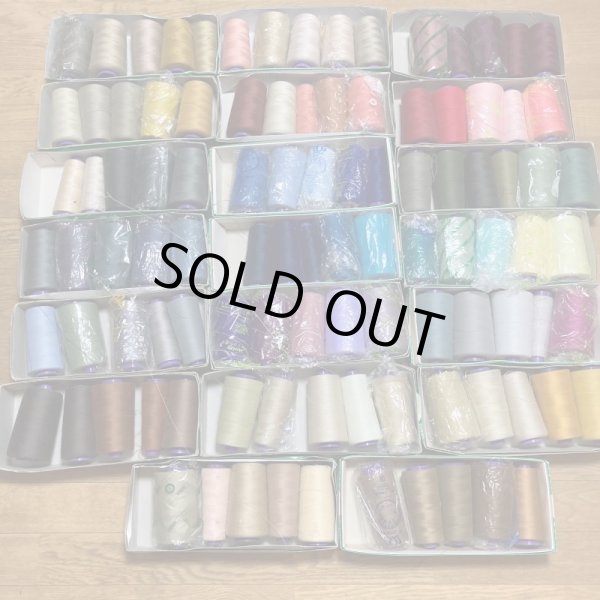 画像2: 【本縫いミシン糸】グンゼスパン＃30★100色100本　 (2)