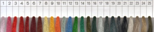 画像1: テイジン　シルコート　スパン糸細口　#30/40m カラーカテゴリー1 (1)