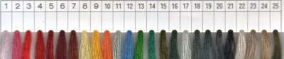 画像1: テイジン　シルコート　スパン糸細口　#30/40m カラーカテゴリー1