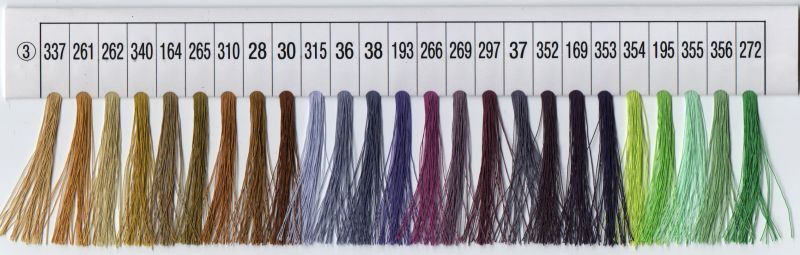フジックスファイン手縫い糸　 カラーカテゴリー3
